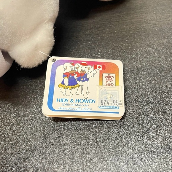 Vintage Calgary Olympic Games Plush Mascot 1988 Hidy and Howdy With Tag - Picture 4 of 7